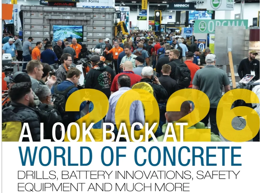 A Look Back at World of Concrete 2026 Drills, Battery Innovations